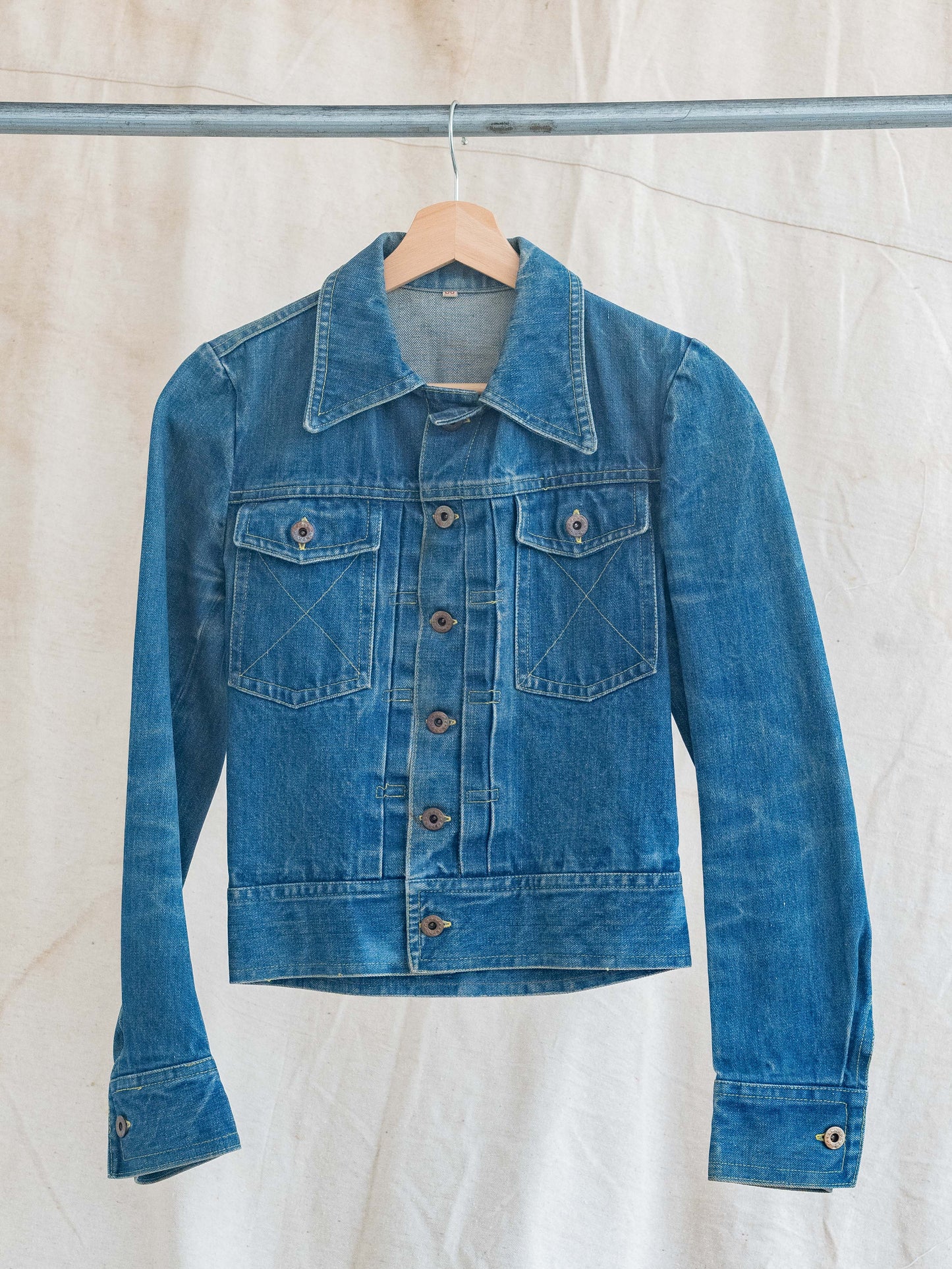1950’s/1960's Unbranded Worn In Two Pocket Jacket