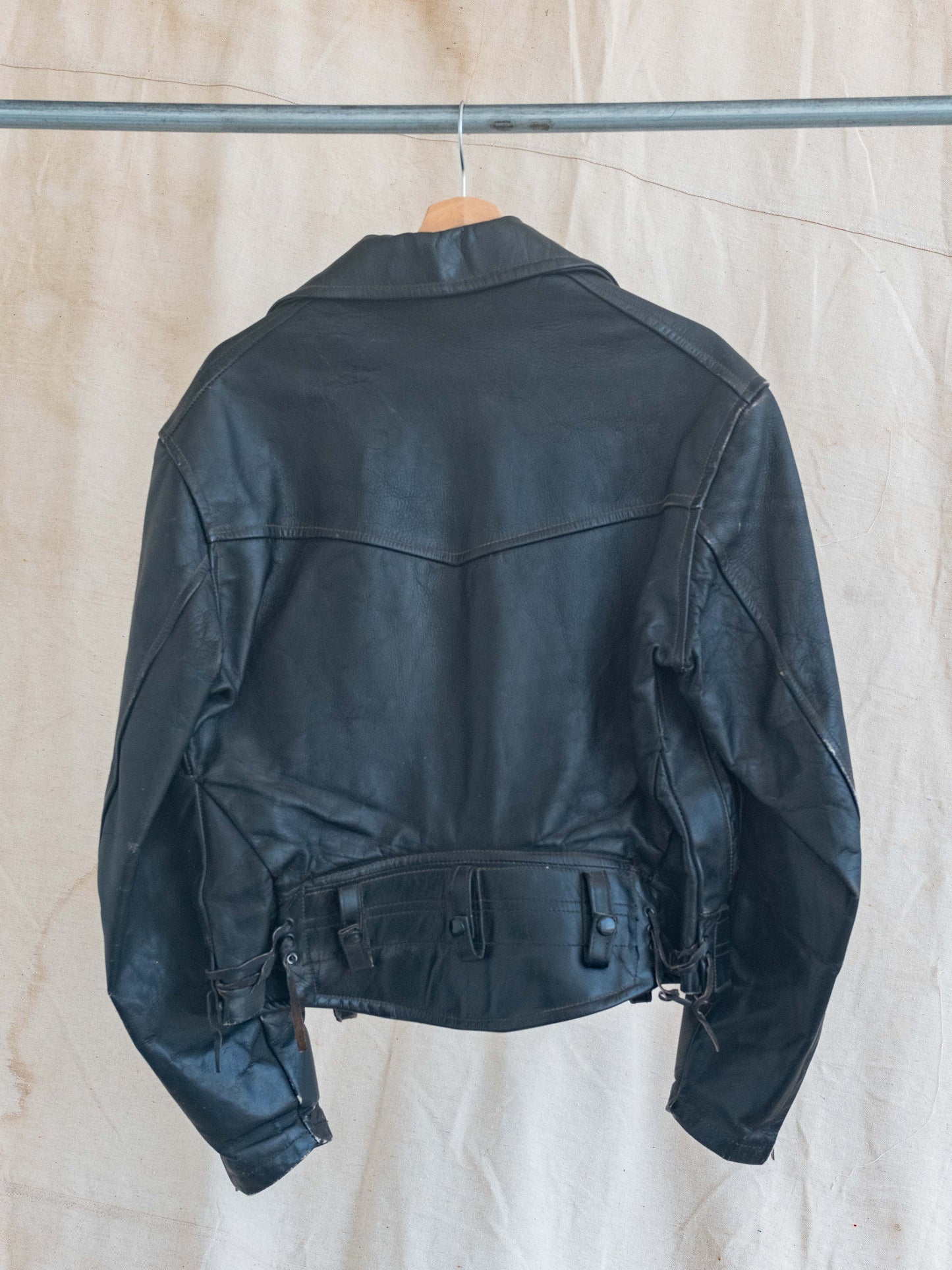 1960’s Unbranded Well-Preserved 3 Pocket Motorcycle Jacket