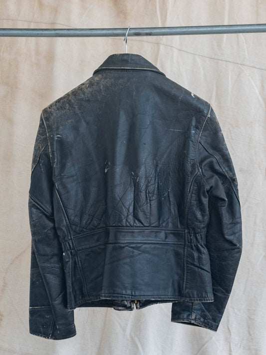 1950’s/1960’s Unbranded CHP Two Pocket Leather Jacket