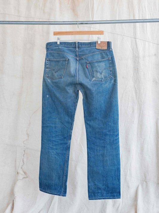 1960’s Levi’s Big E Thrashed and Painted 501s-37W