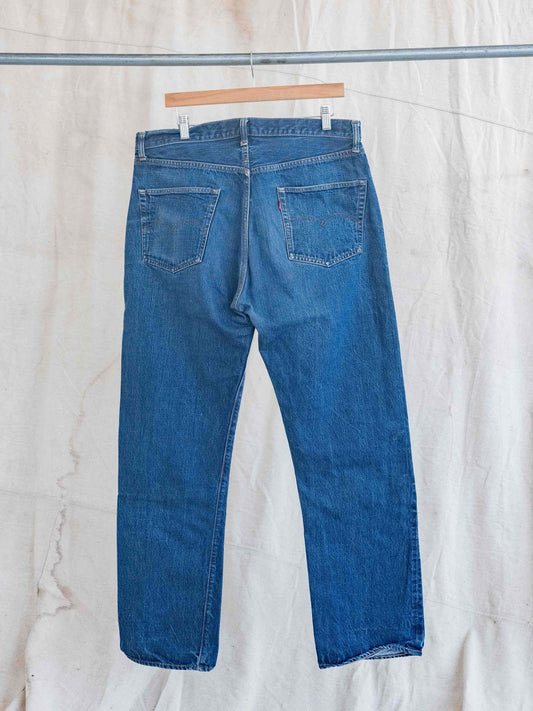 1960’s Levi’s Big E Dark Whiskering 501s-35W