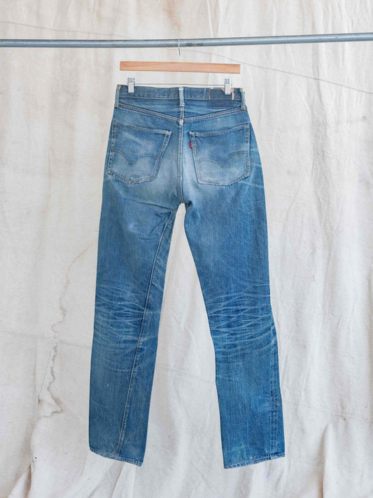 1960’s Levi’s Big E Extensively Repaired and Extremely Whiskered 501s-30W