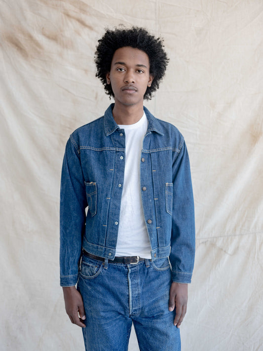 1950’s Unbranded Dark Two Pocket Workwear Jacket