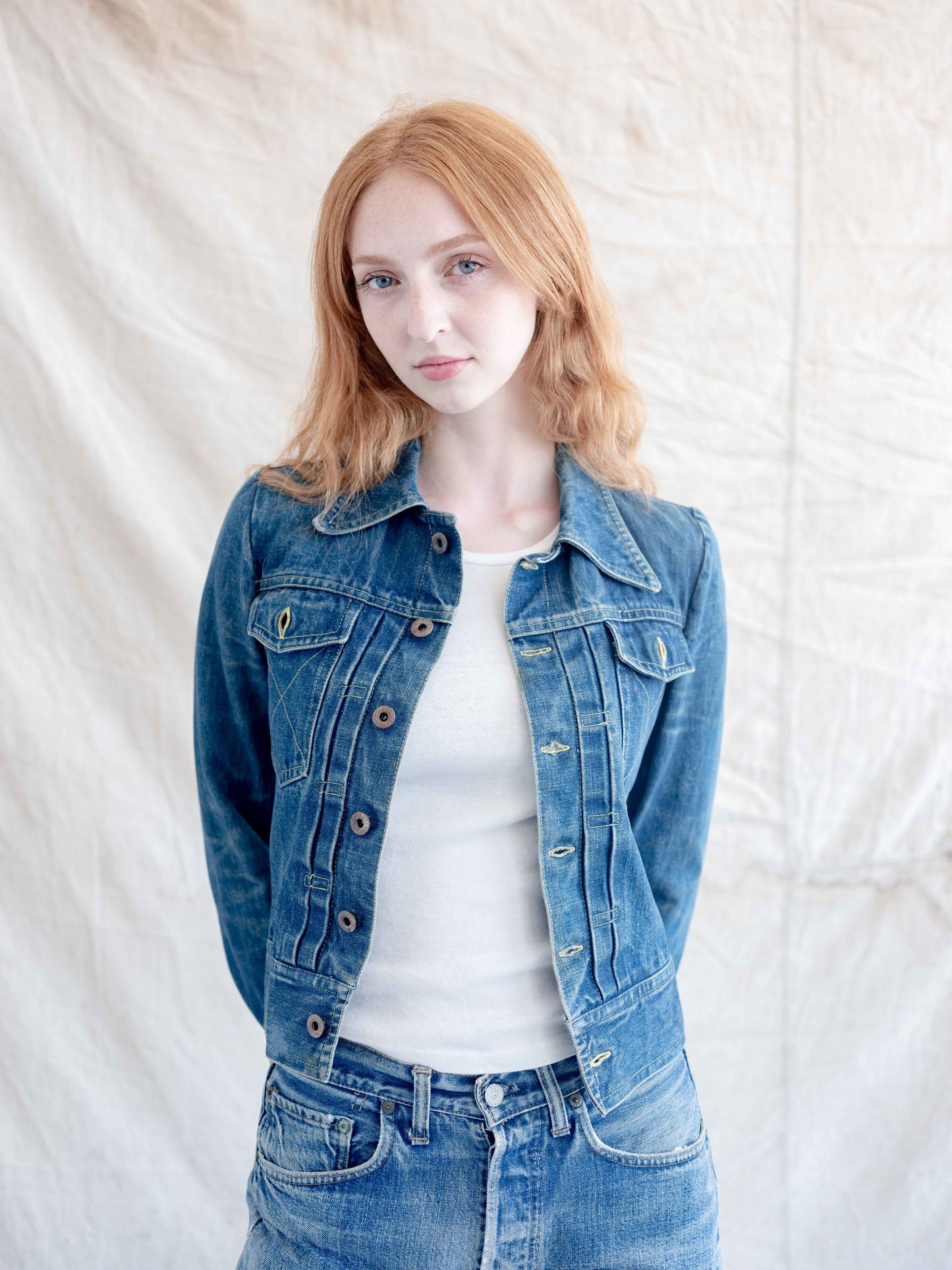 1950’s/1960's Unbranded Worn In Two Pocket Jacket