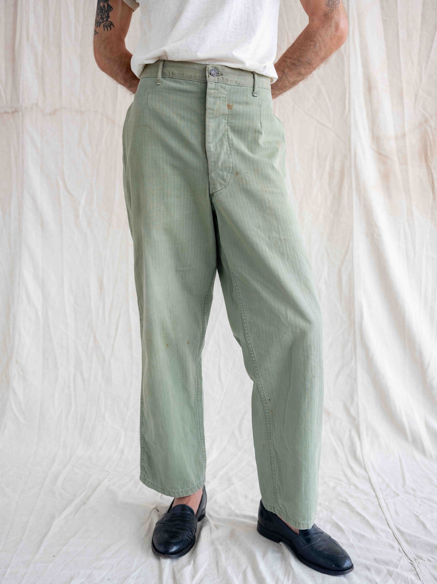 1940’s/1950’s 13 Star HBT Military Pants-33W