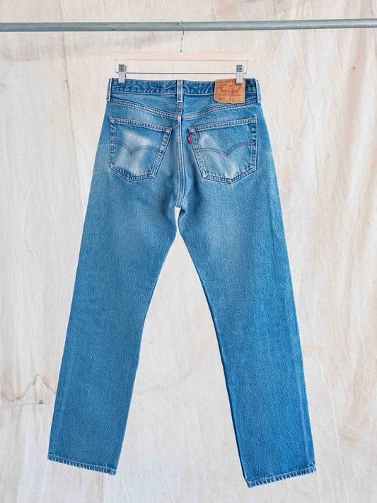 1990’s Soft and Repaired Midwash Levi’s 501’s 32W
