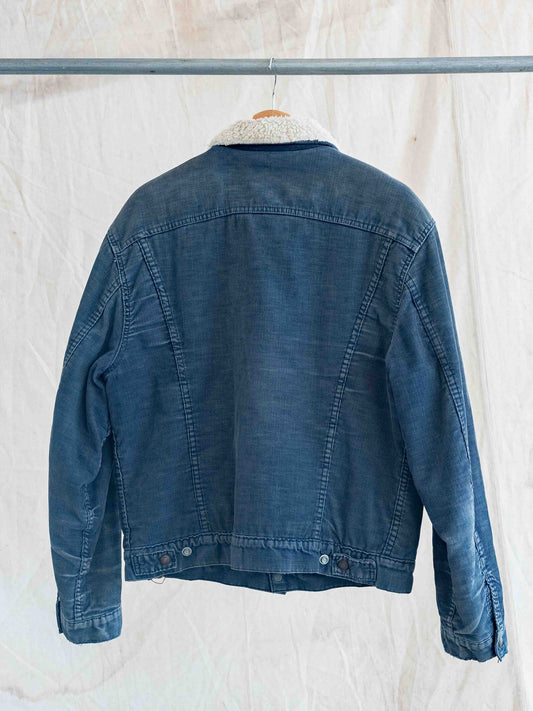 1980’s Faded Blue Levi’s Corduroy Sherpa Jacket