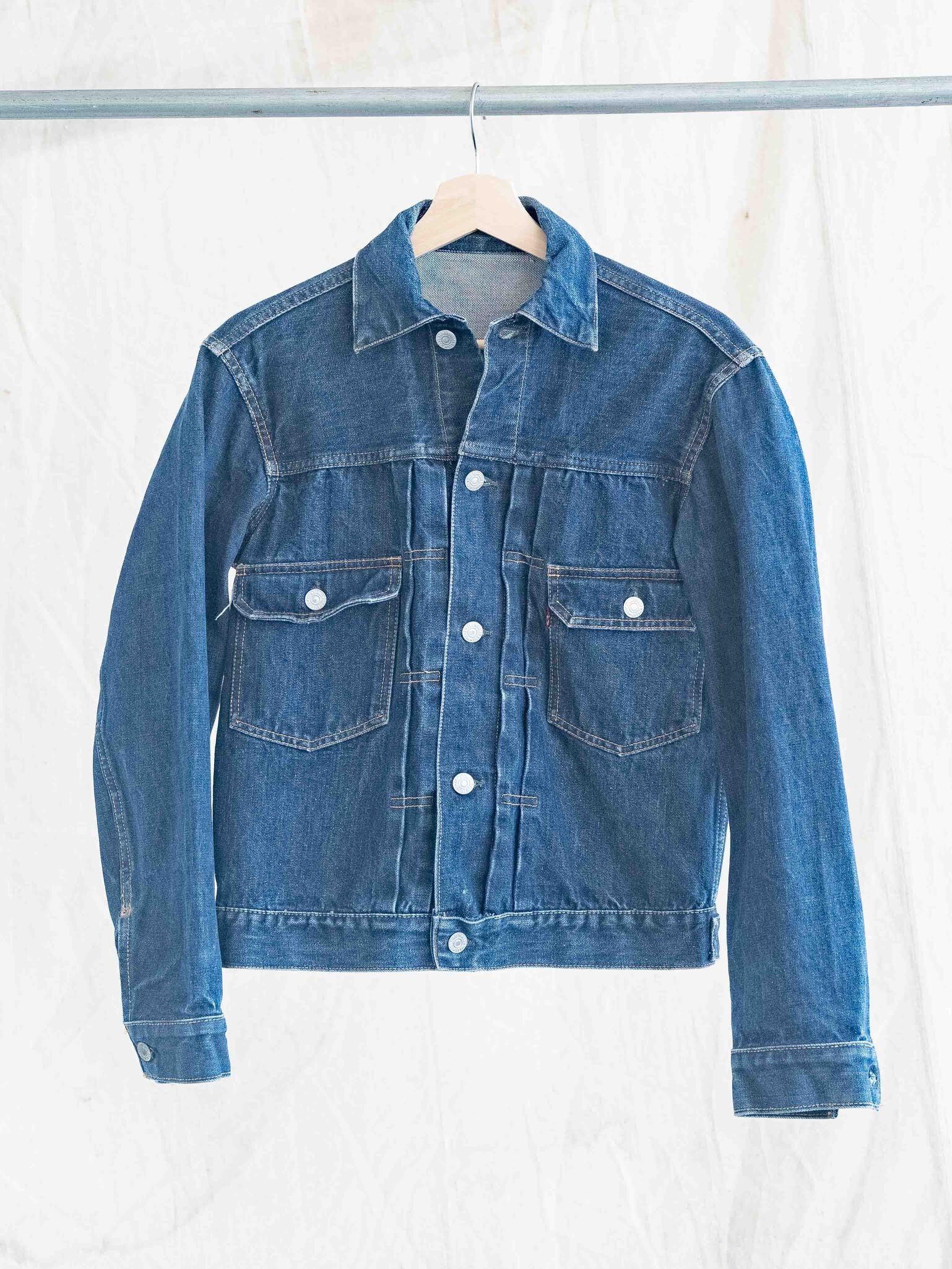 Levi's ダークデニム デニムジャケット 507ＸＸ 1950's Dark 507xx Levi's Type Two jacket – Denim Doctors