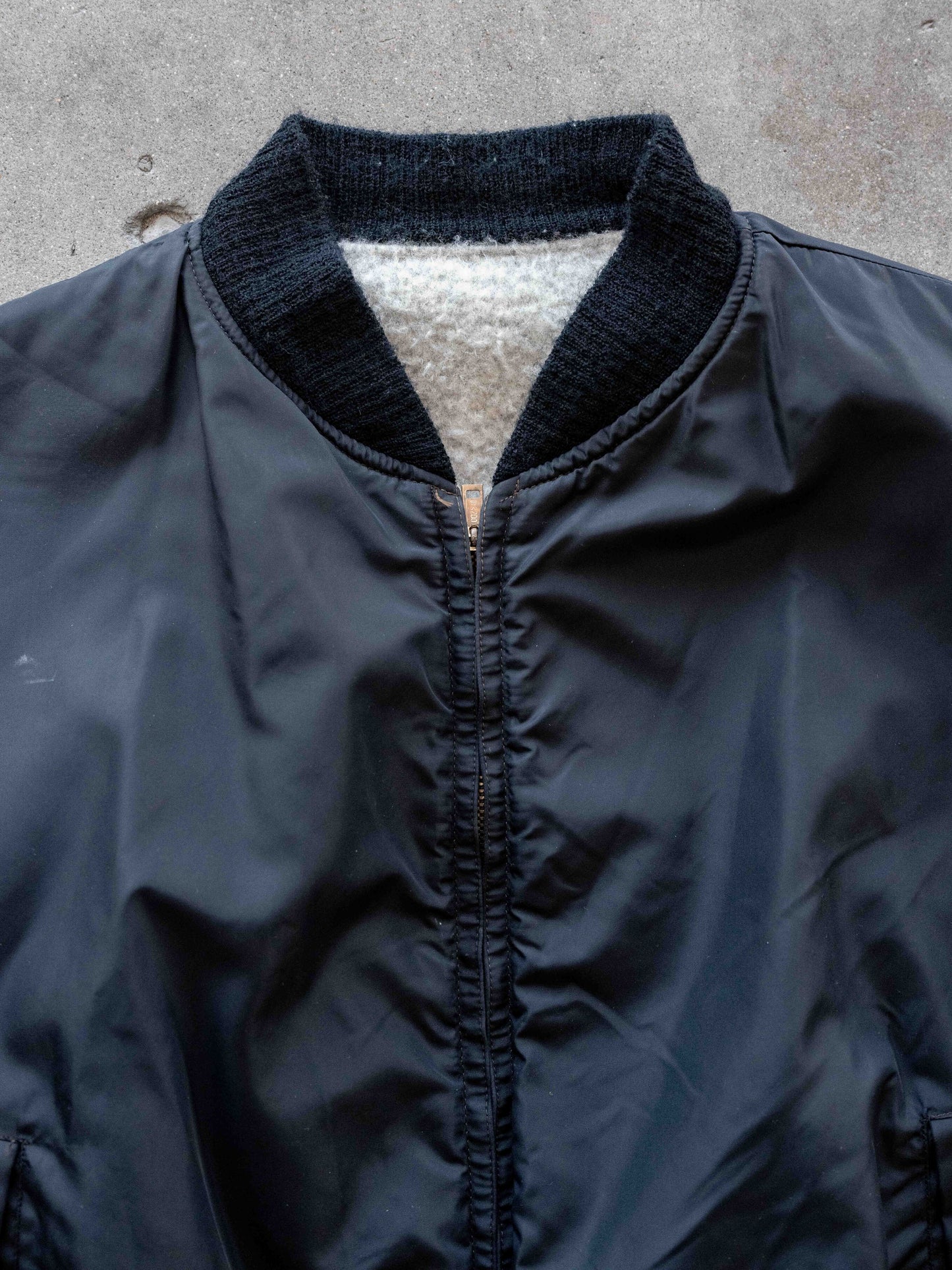 1960’s/1970’s Nylon and Fleece Reversible Bomber Jacket