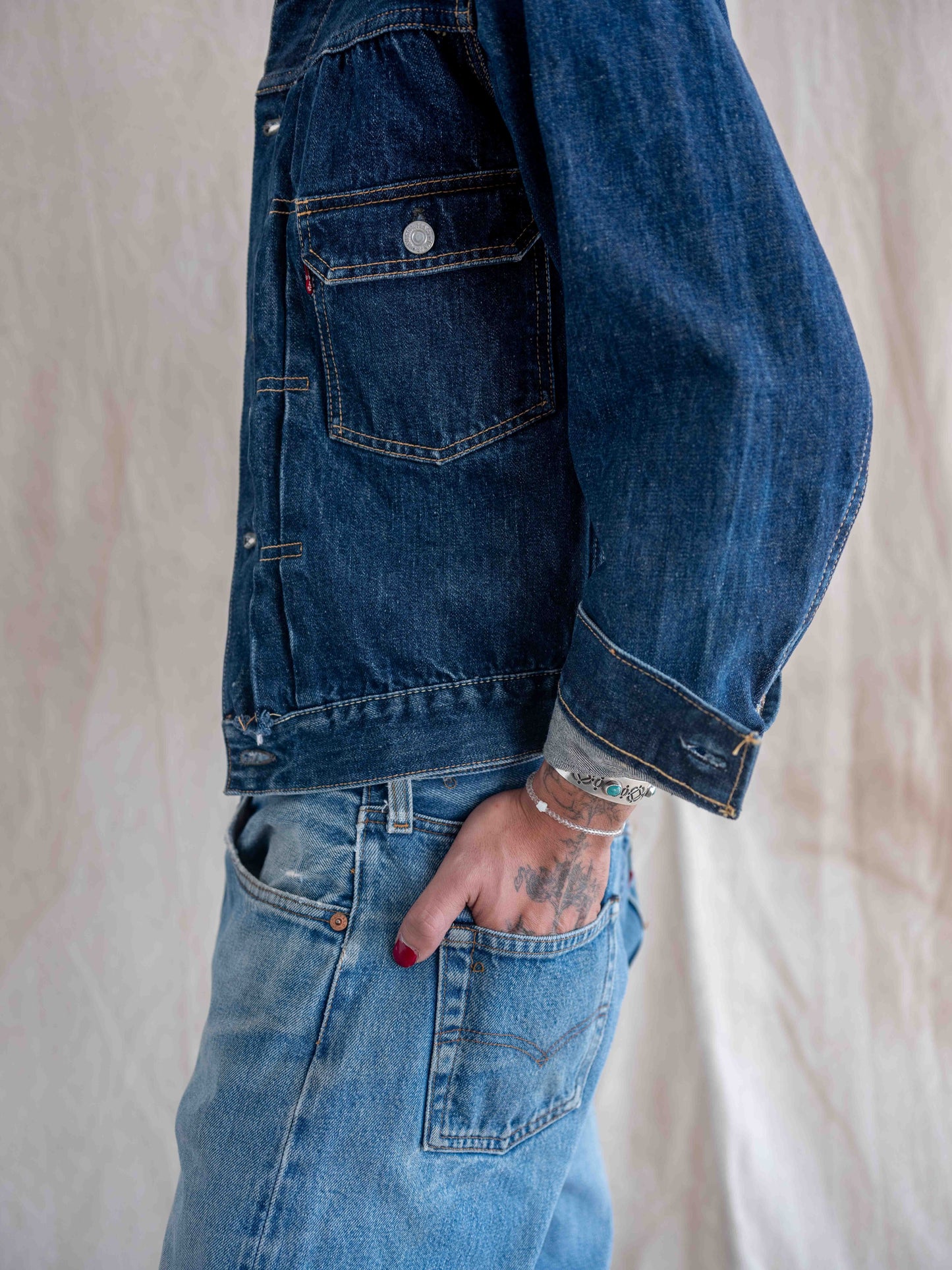 1950's Dark 507xx Levi's Type Two jacket