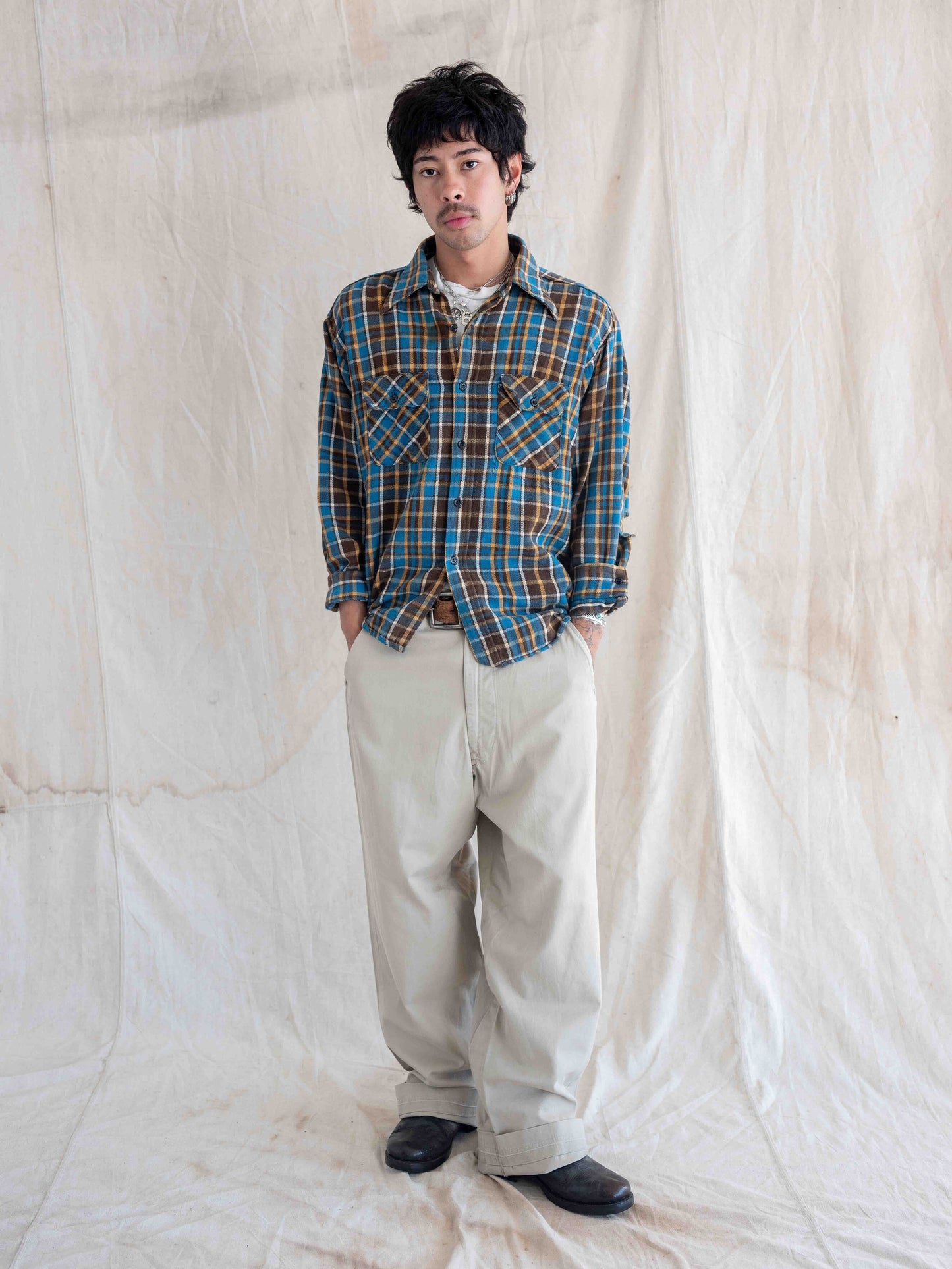 1960’s Allied Clothers 100% Cotton Flannel