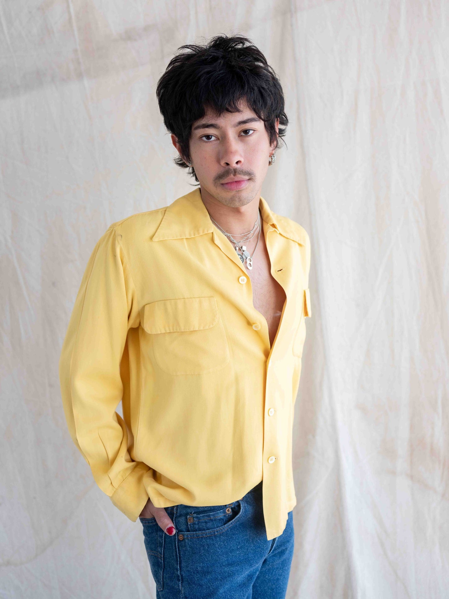 1950’s Cisco Casuals Flap Pocket Gabardine Shirt