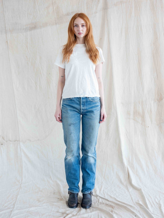 1990’s Whiskered and Dirtied Levi’s 501s 31W