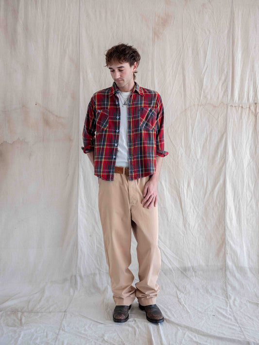 1960’s/1970’s Faded All Cotton Winter King Flannel