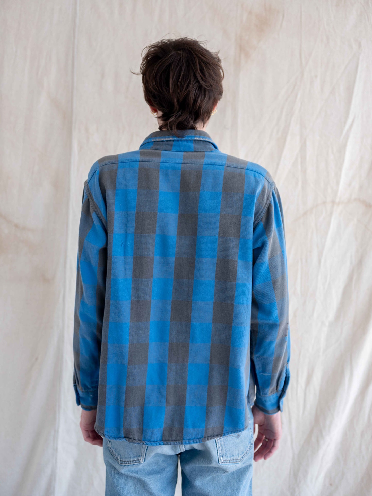 1970’s Faded Blue Frostproof Flannel