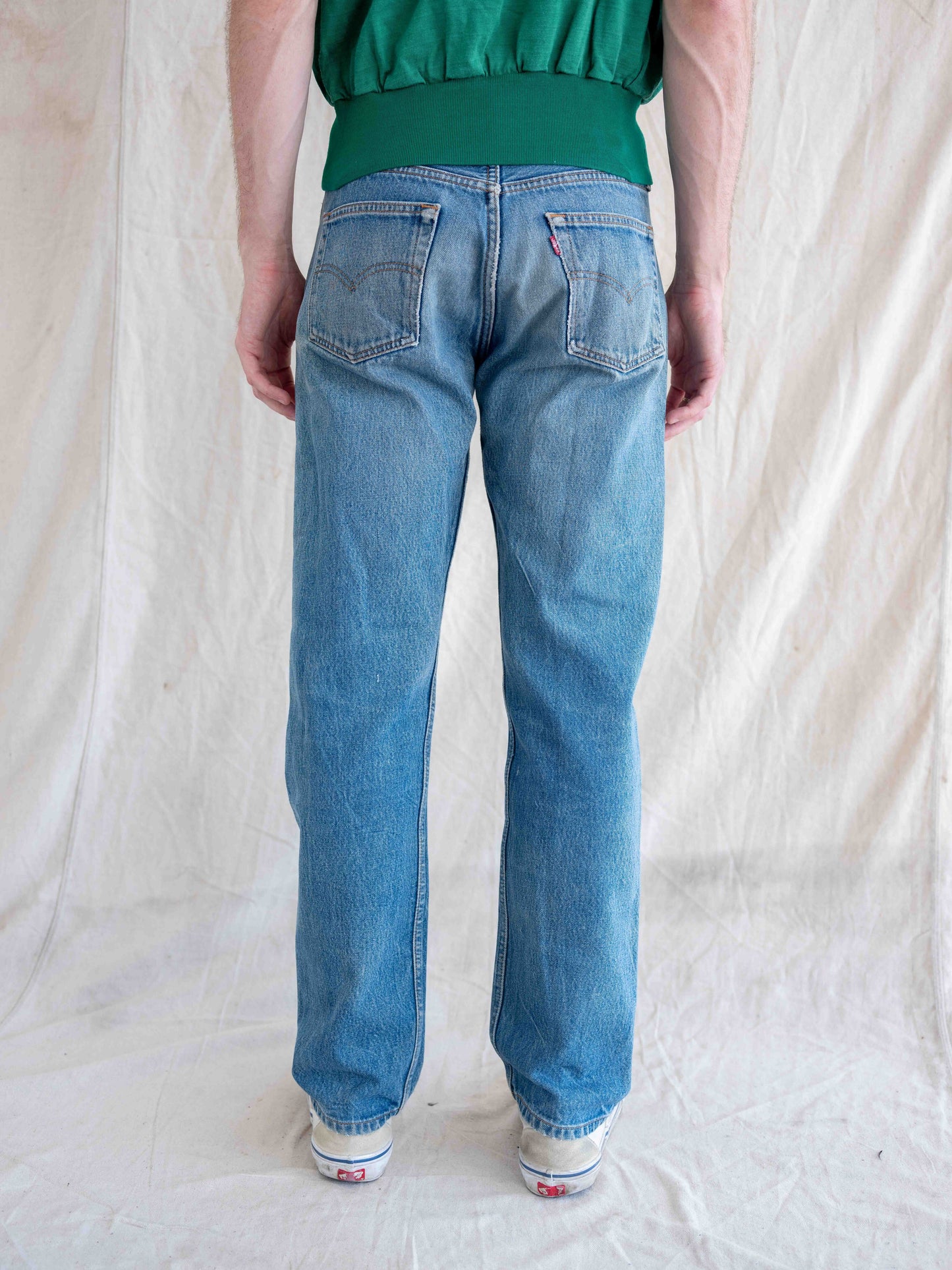 1990’s Faded and Whiskered Levi’s 501 33W