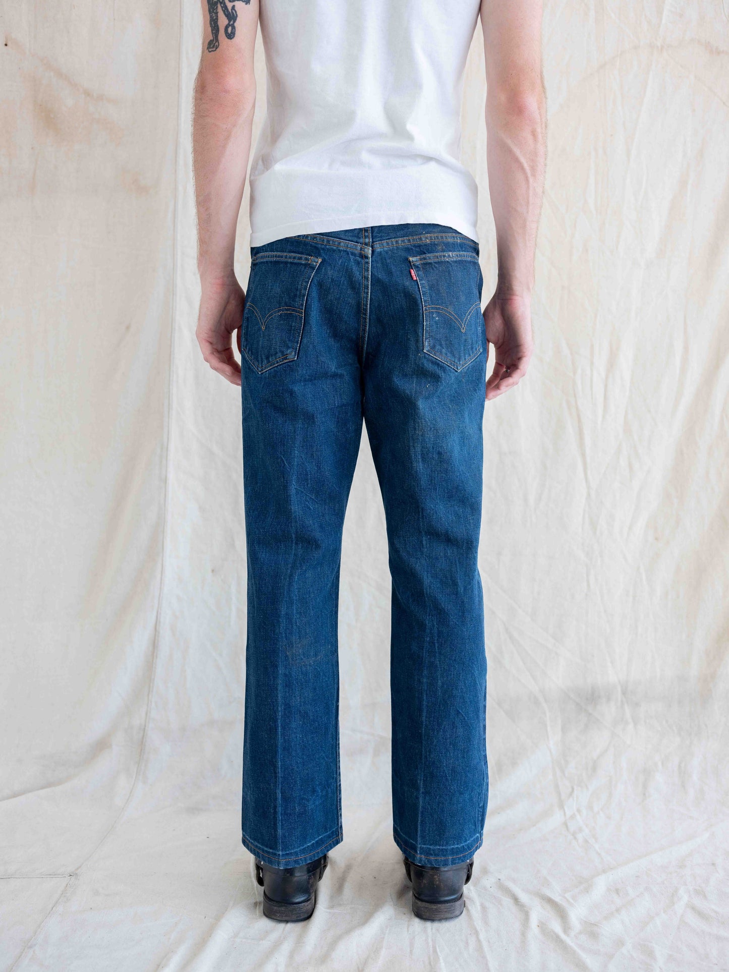 1970’s Extremely Dark Single Stitch Levi’s 517 35W