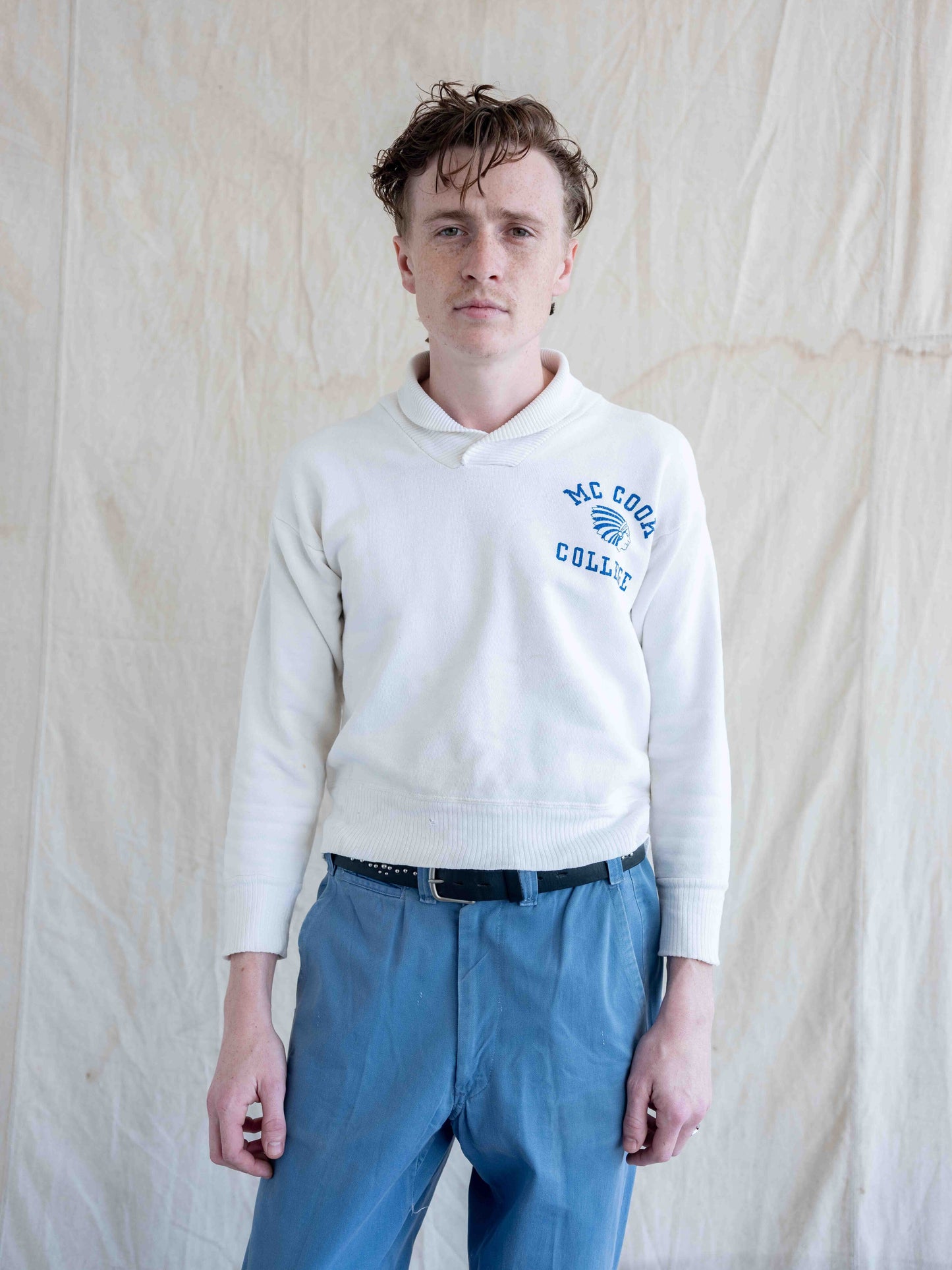 1950’s Champion Running Man McCook Shawl Collar Sweat