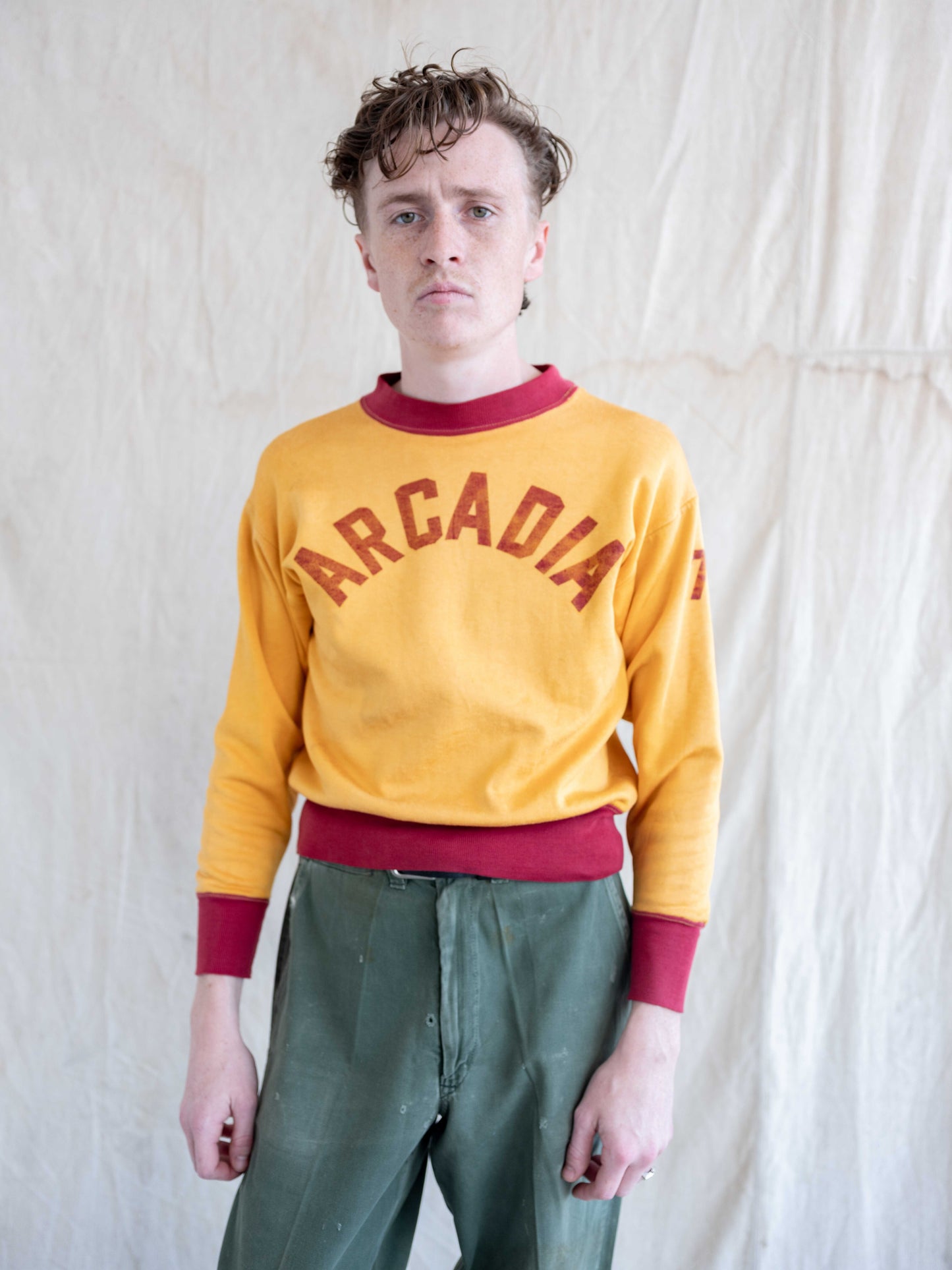 1950’s Champion Running Man Arcadia Double Face Two Tone Sweat