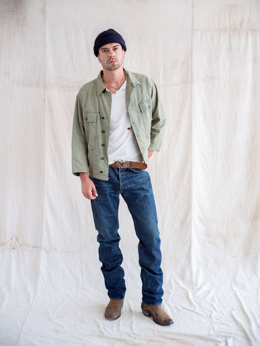 1950’s HBT and 13 Star Custom Military Top with Two Chest Pockets