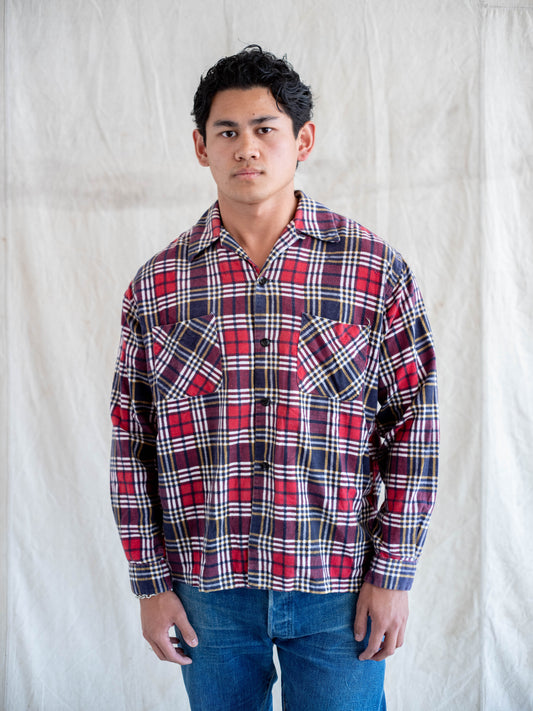 1950’s/1960’s “Cooper’s” Printed Flannel Loop Collar Shirt