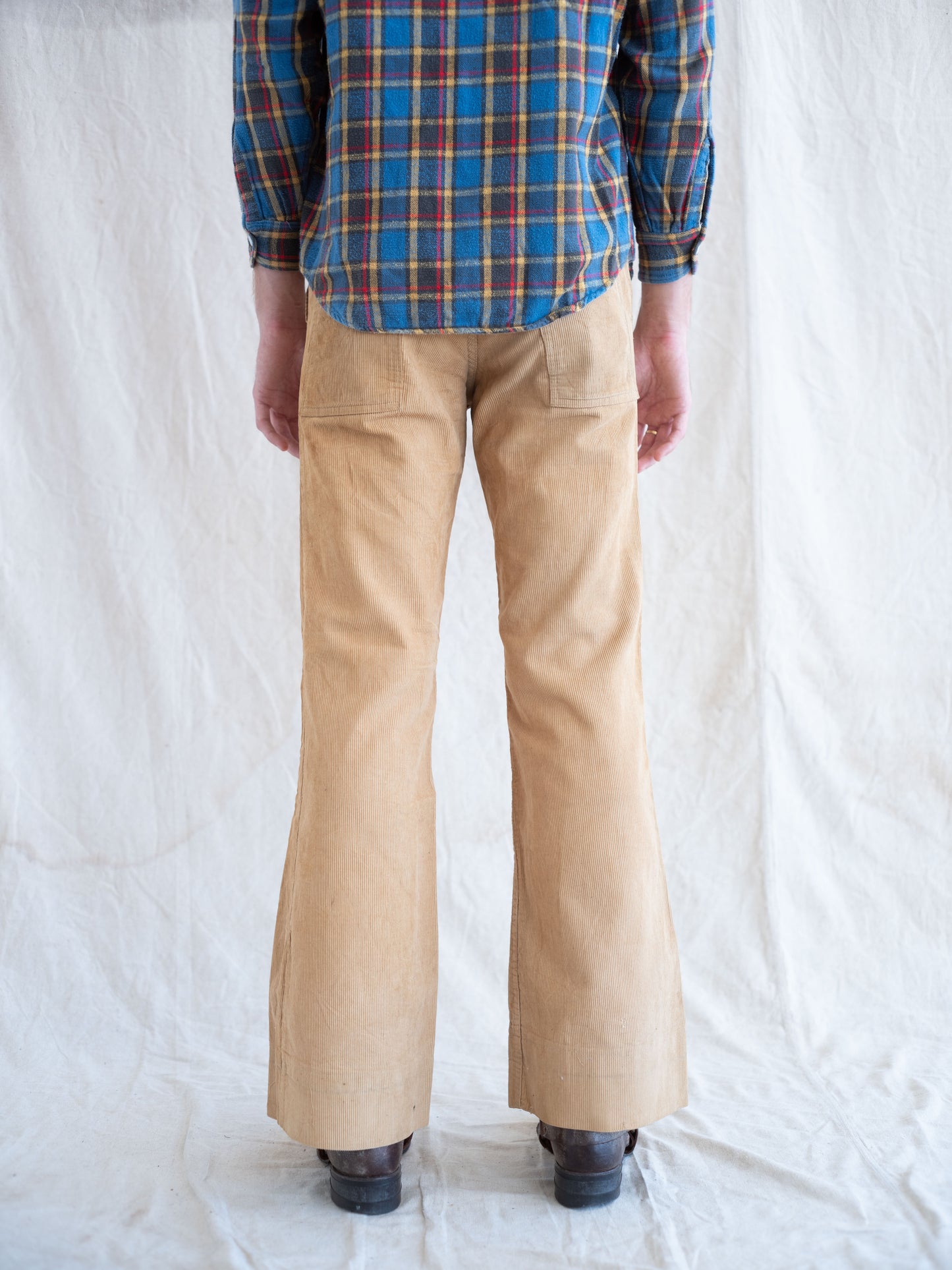 1970’s Levi’s Corduroy Bell Bottoms with Unique Details 32W