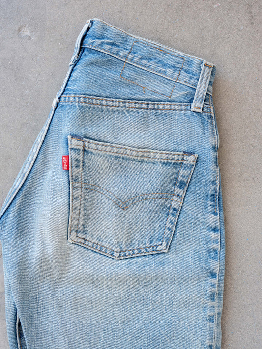 1980’s Levi’s 501s Redlines with Fading and Whiskering 27W