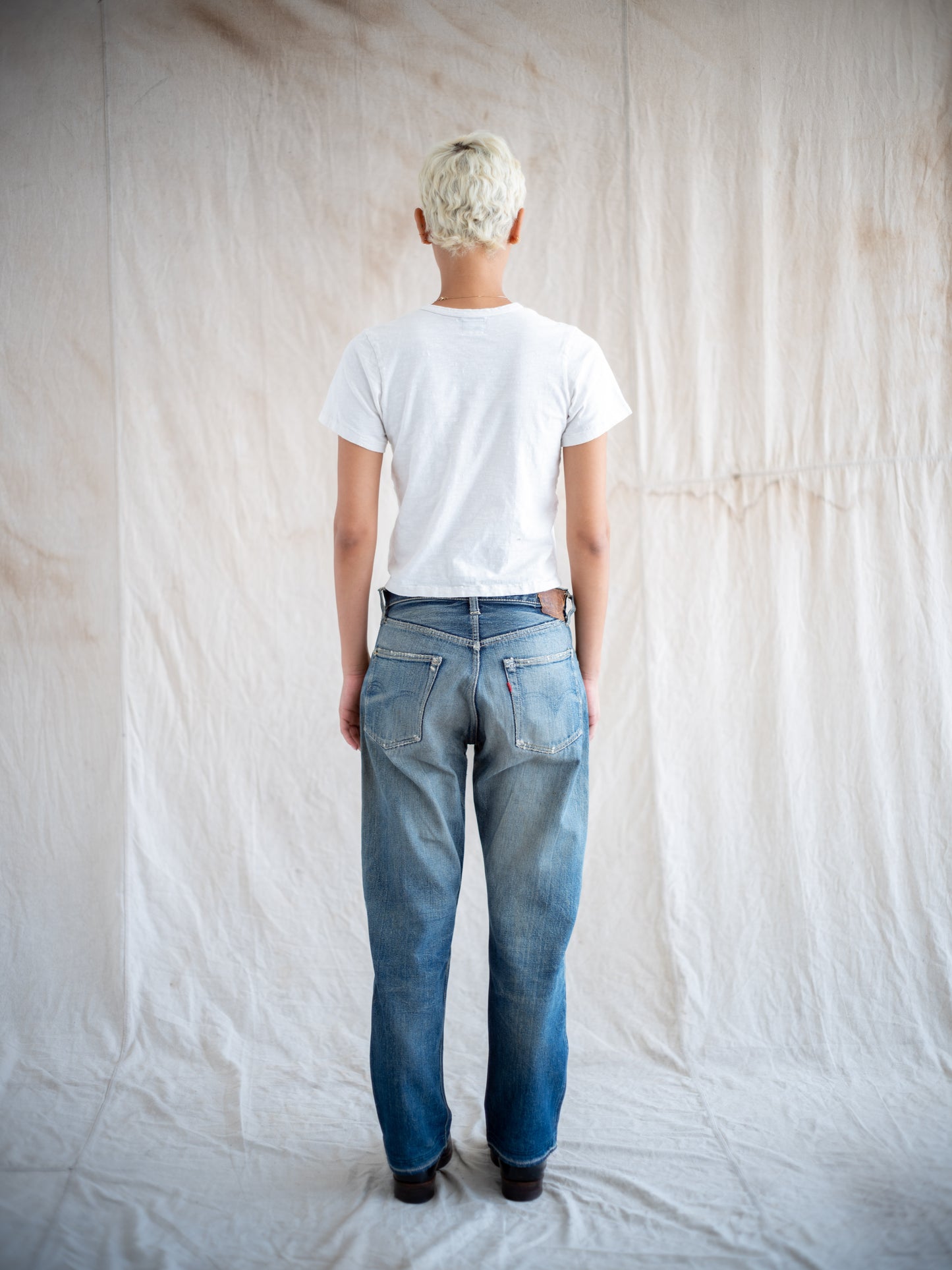 1950’s Levi’s 501XX Jerky Patch with Whiskering and Fading 31W