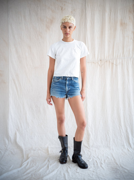 1970’s Levi’s Dark Midwash Cutoff Shorts 30W