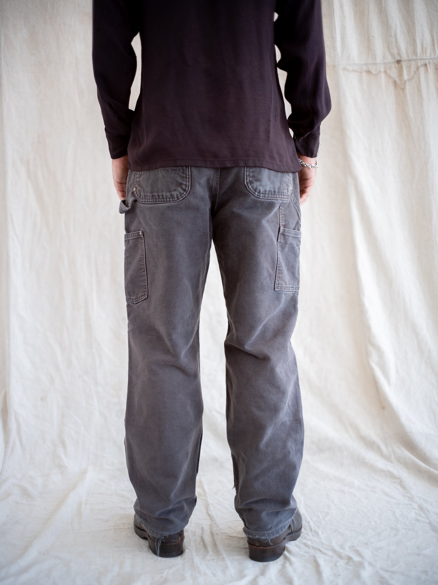 2000’s Faded Black Carhartt Double Knees 34W