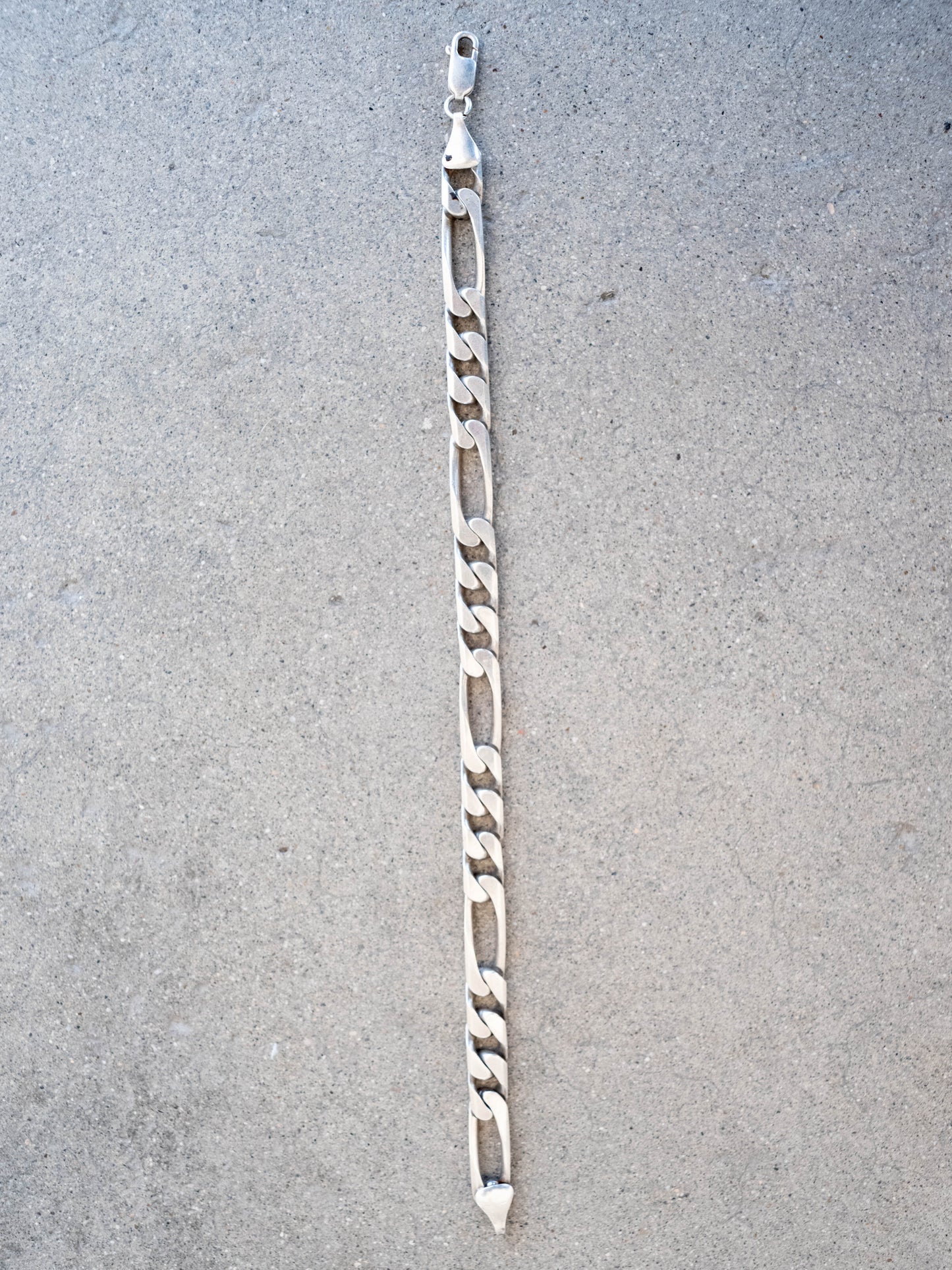 1980's Sterling Silver Cuban Style Bracelet