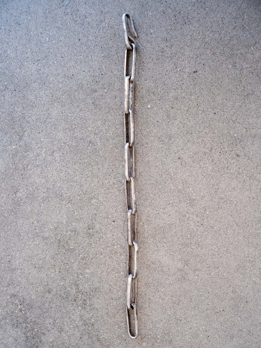 Sterling Silver Paper Clip Style Bracelet