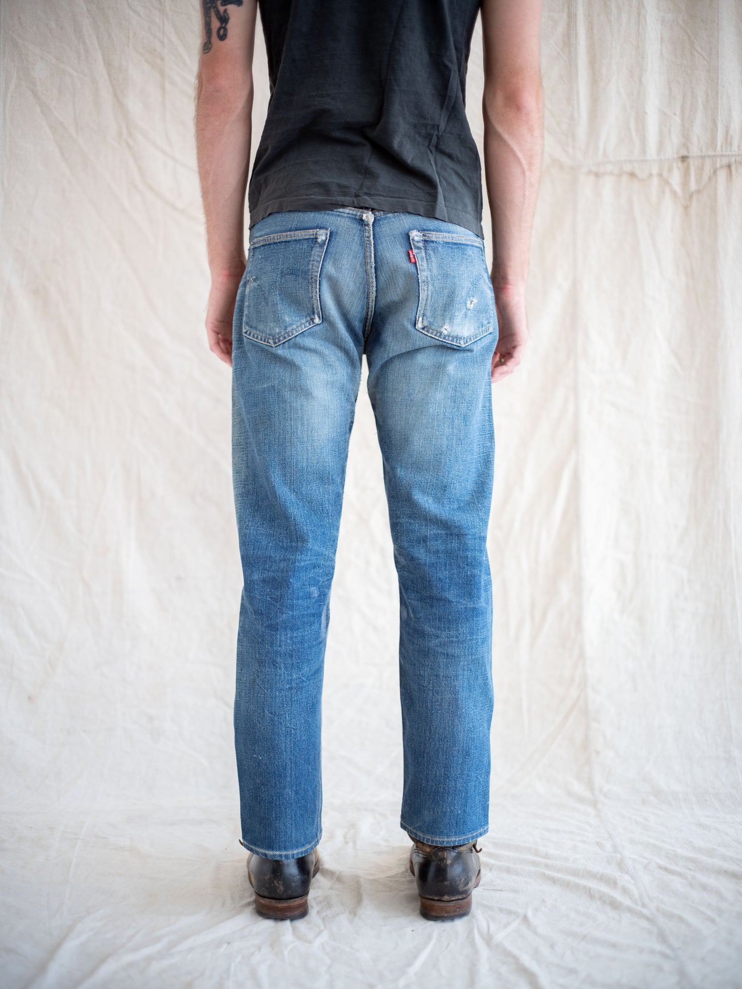 1960’s Levi’s Big E 501XX with Whiskering in Midwash 33W