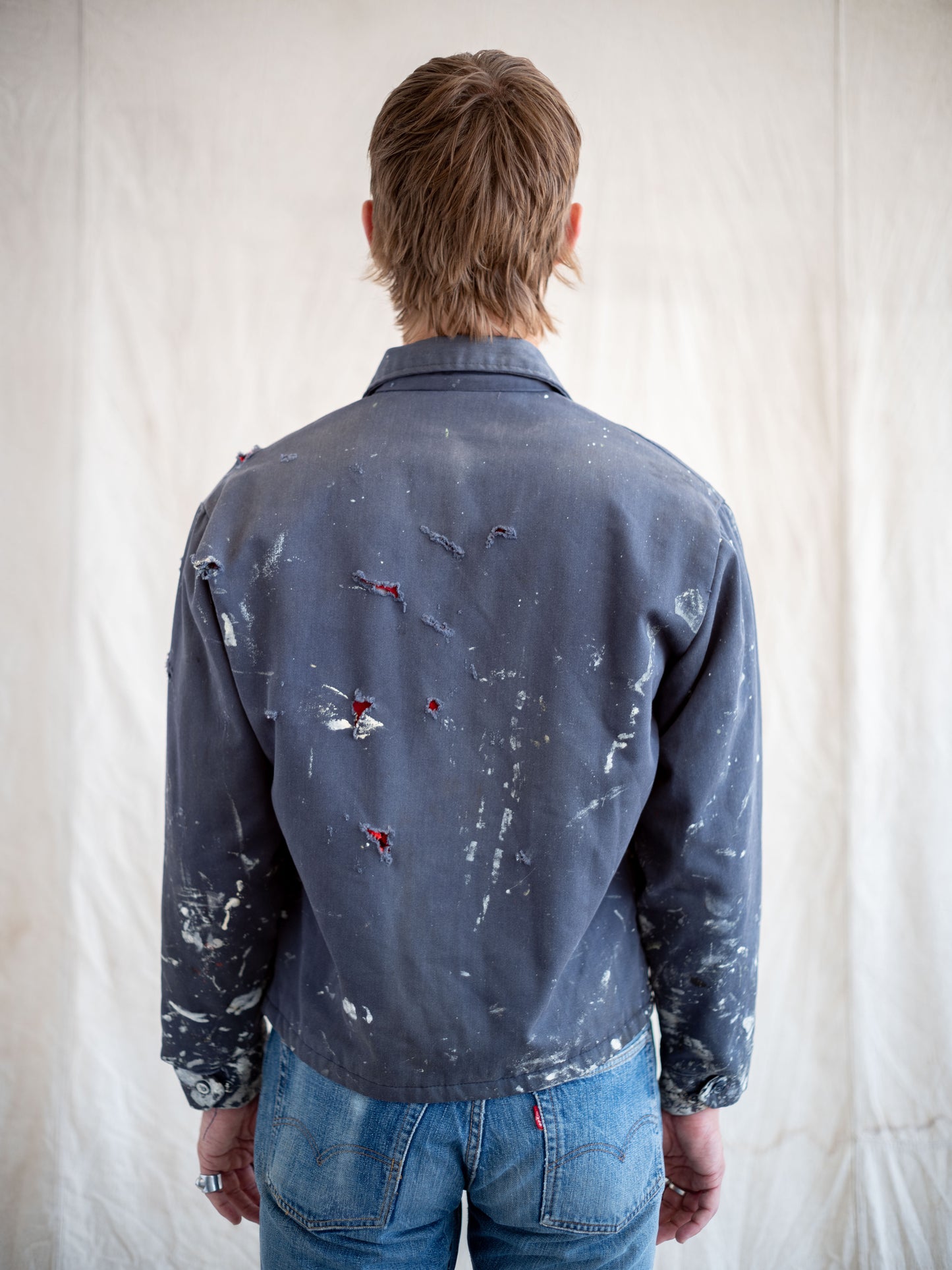 1970’s Big Mac Heavily Painted and Distressed Workwear Jacket