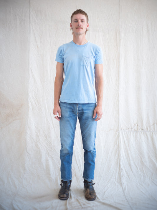 1960’s Levi’s Big E 501 with Great Whiskering and Wash 32W