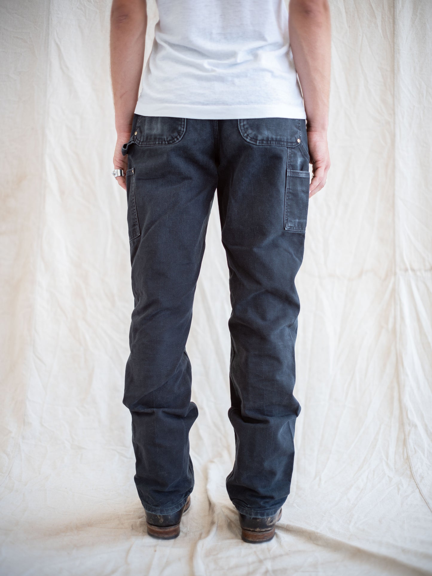 1990’s Black Carhartt Doubleknees with Great Wear 32W