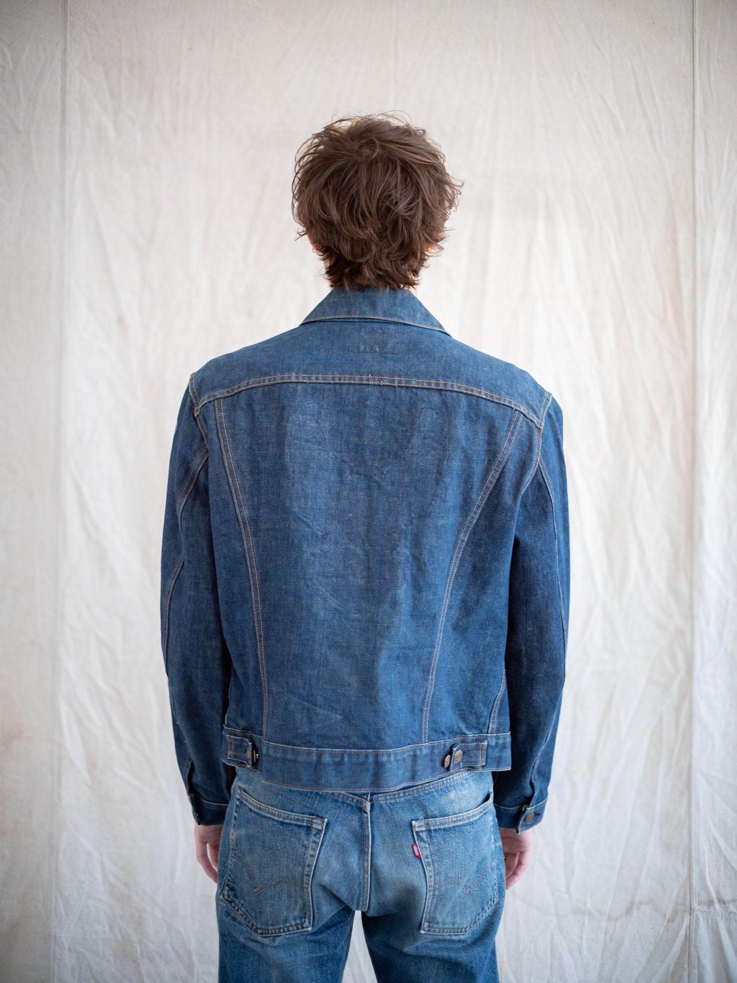 1960’s Levi’s Big E Type 3 Size 46 Extremely Dark