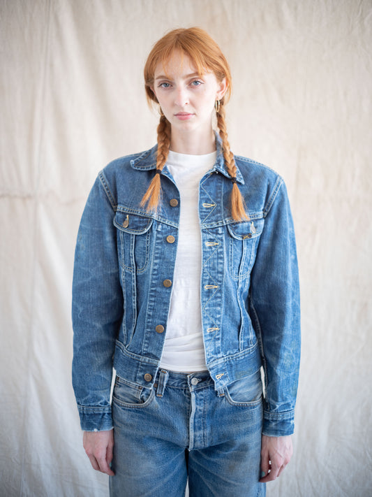 1960’s Lee Rider Jacket Red Label with Negative Space (Size Small)