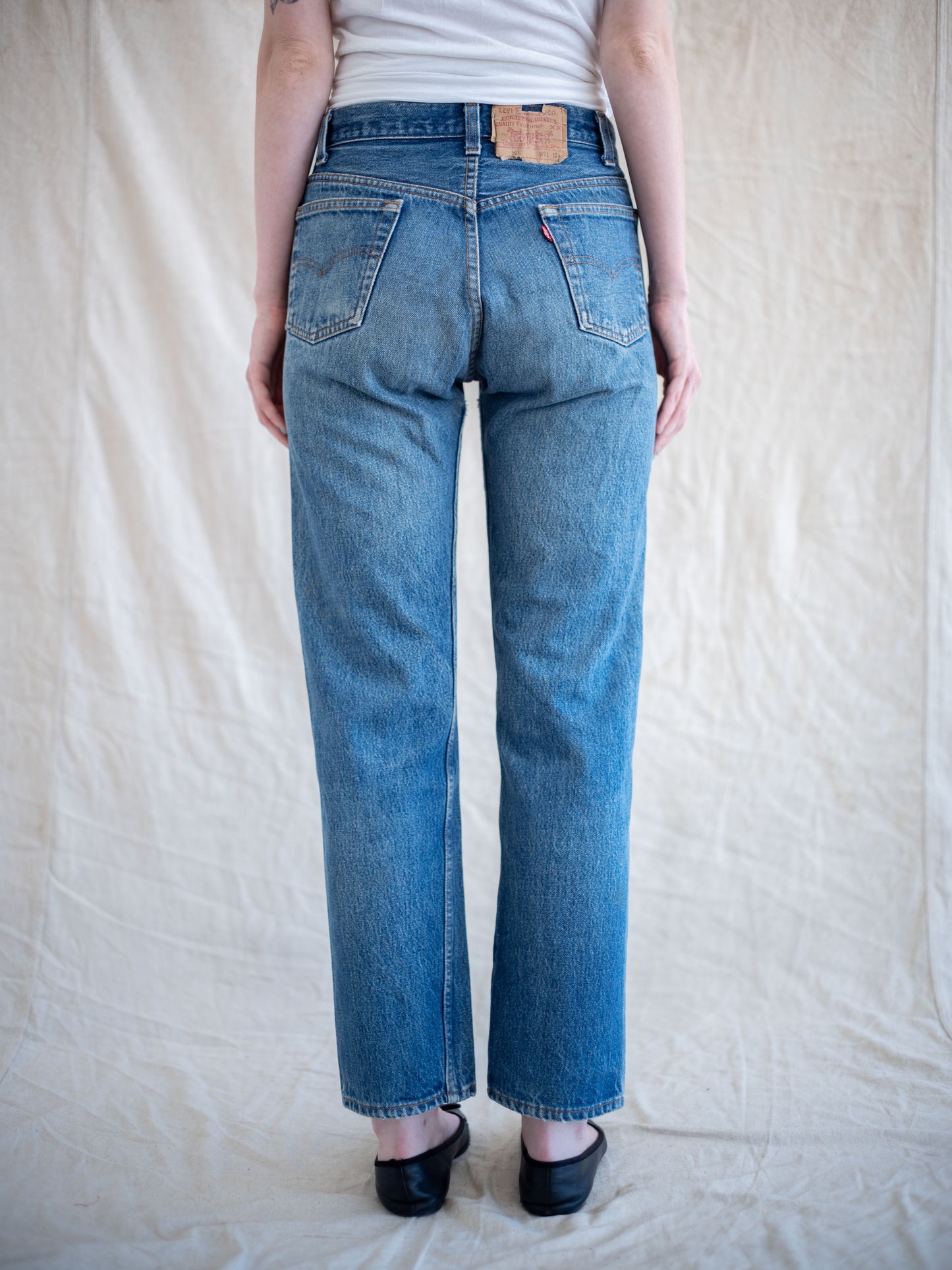 1980’s/1990’s Levi’s 501s with Whiskering and Character 30W