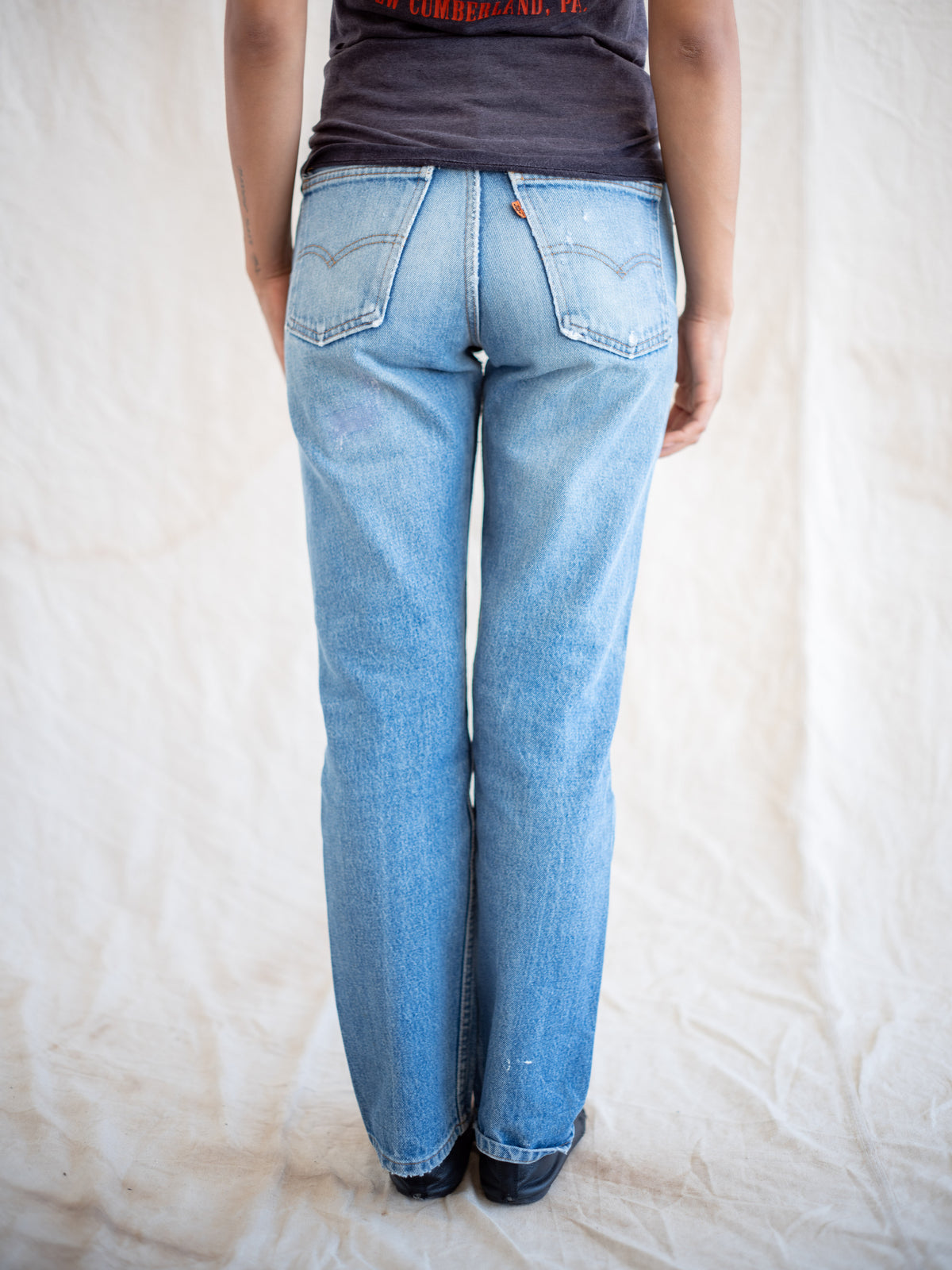 1980’s Levi’s 505s with Whiskers and Character 30W