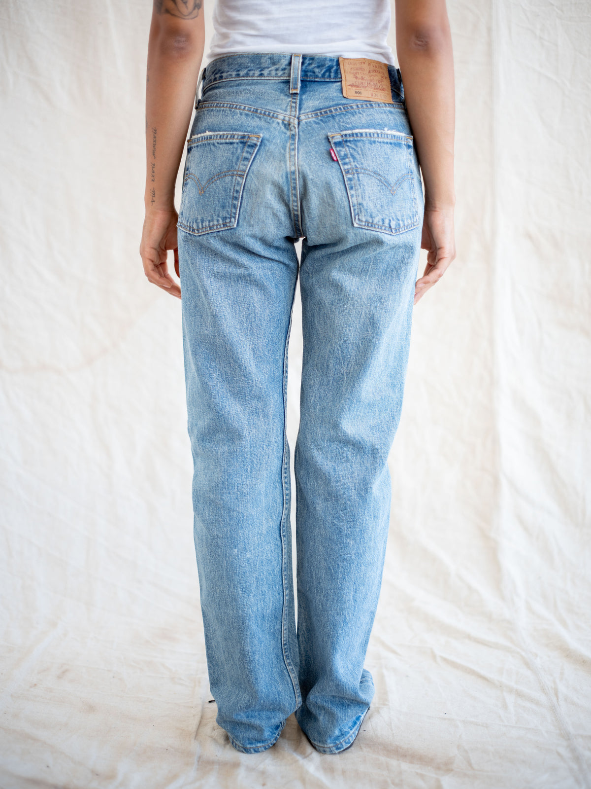 1990’s Levi’s 501s in a Midwash with Lots of Character 29W