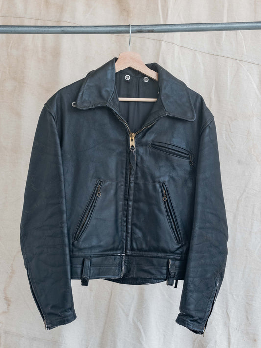 1960’s Unbranded Well-Preserved 3 Pocket Motorcycle Jacket