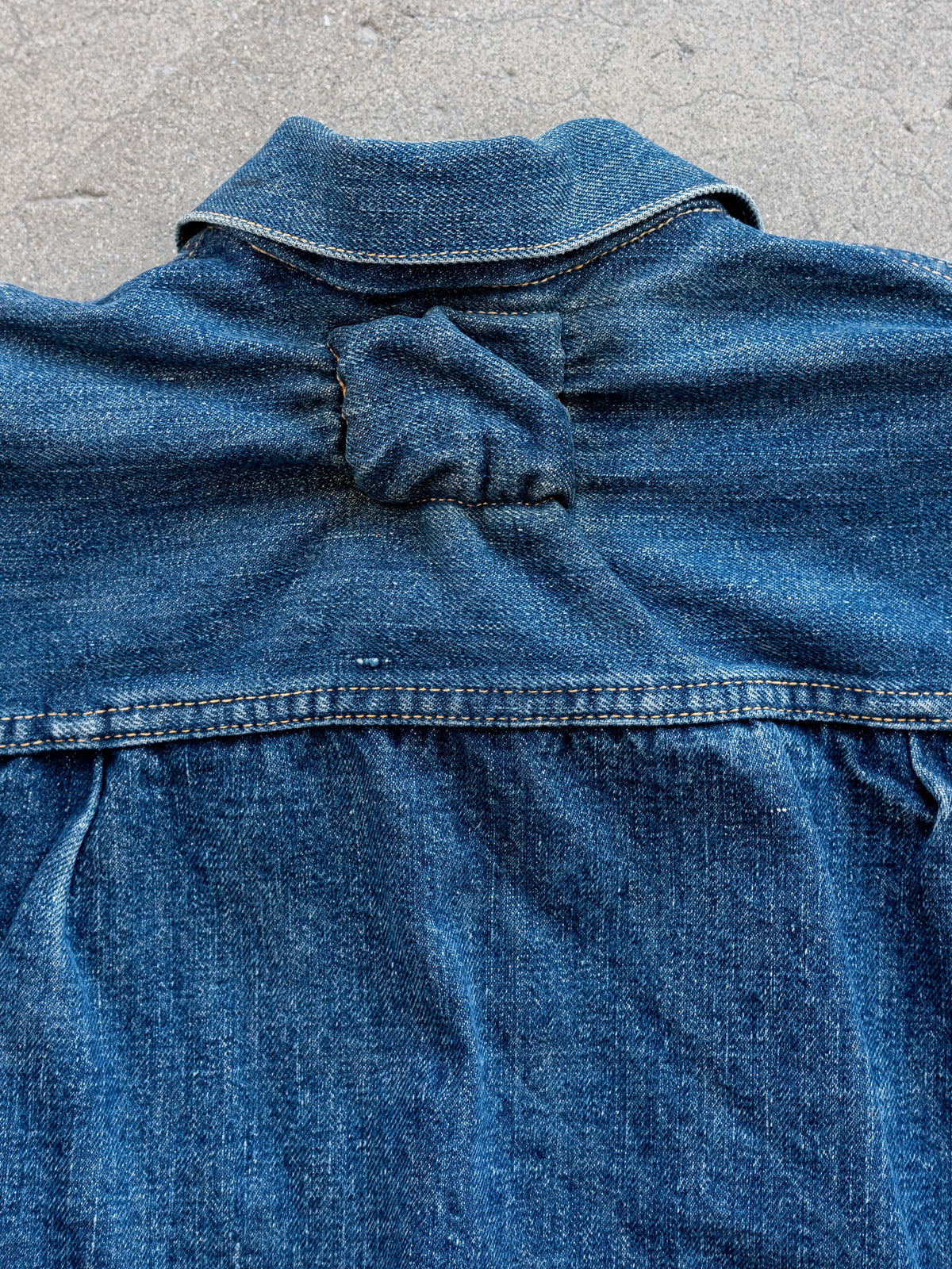 1940's Levi's 506XX Type One Jacket with Full Jerky Patch and Insane Wear (Size 40 Medium)
