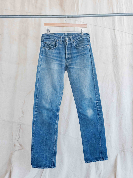 1960’s Levi’s Big E Repaired, Whiskered, and Honeycombed 501s-31W