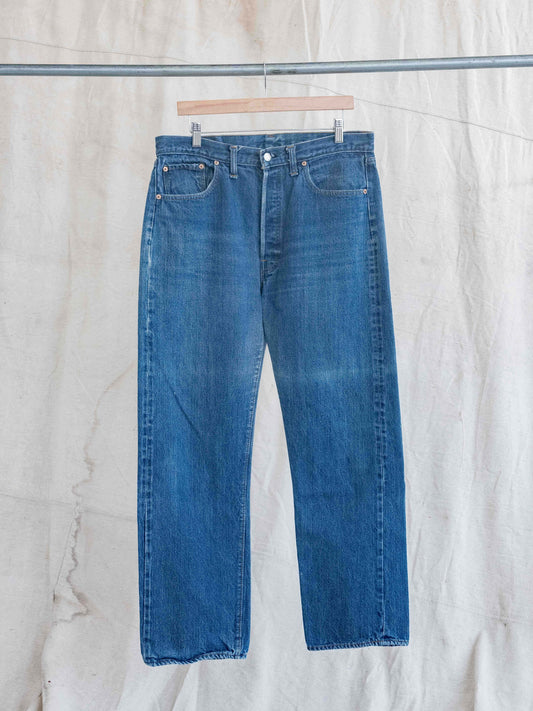1970’s Levi’s Dark and Clean Single Stitch Selvedge 501s-34W