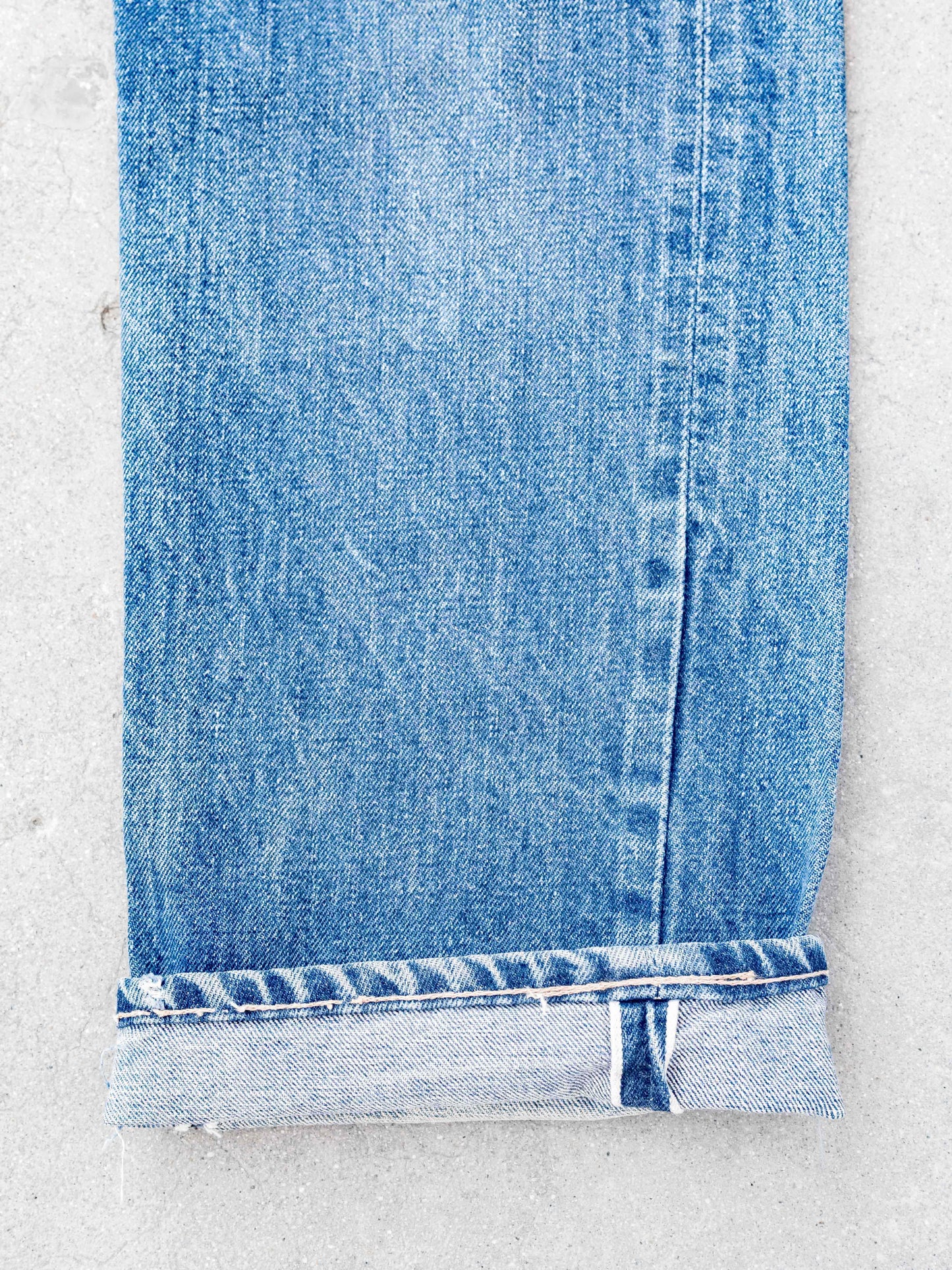 1960’s Levi’s Big E Repaired, Whiskered, and Honeycombed 501s-31W