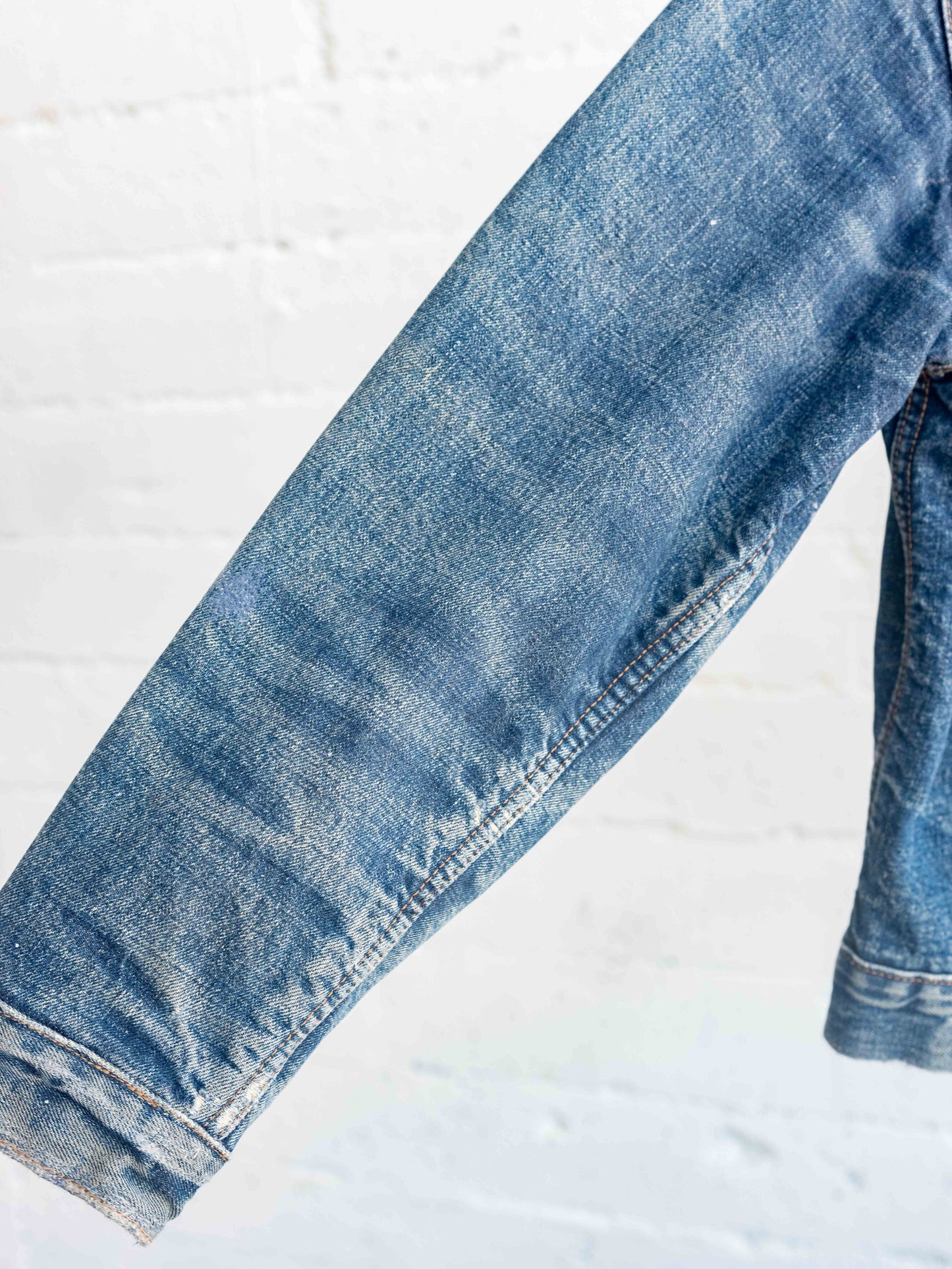 1960’s Big E Type 3 Trucker Jacket Repaired and Honeycombed