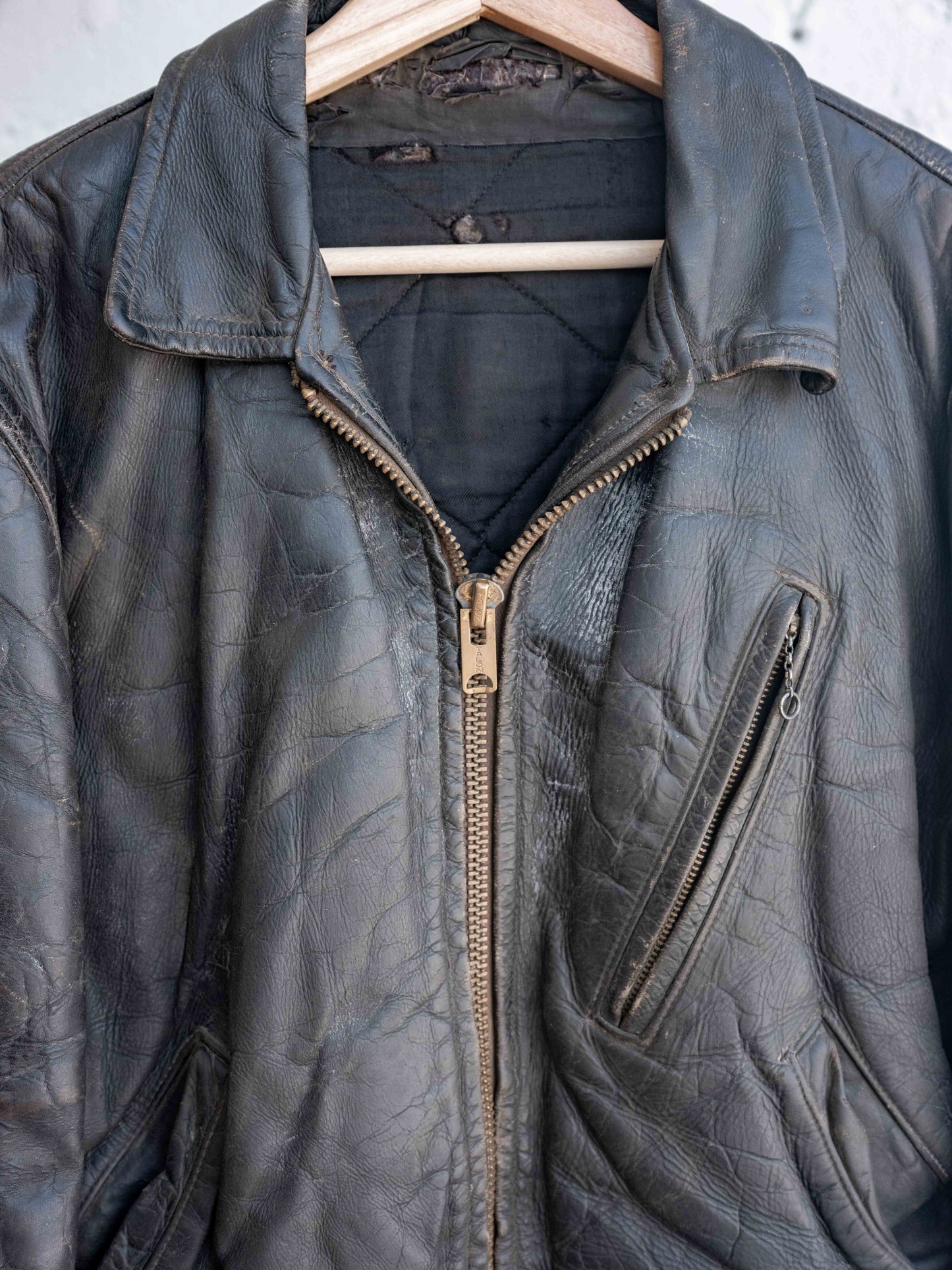 1960’s Unbranded 3 Pocket Motorcycle Jacket