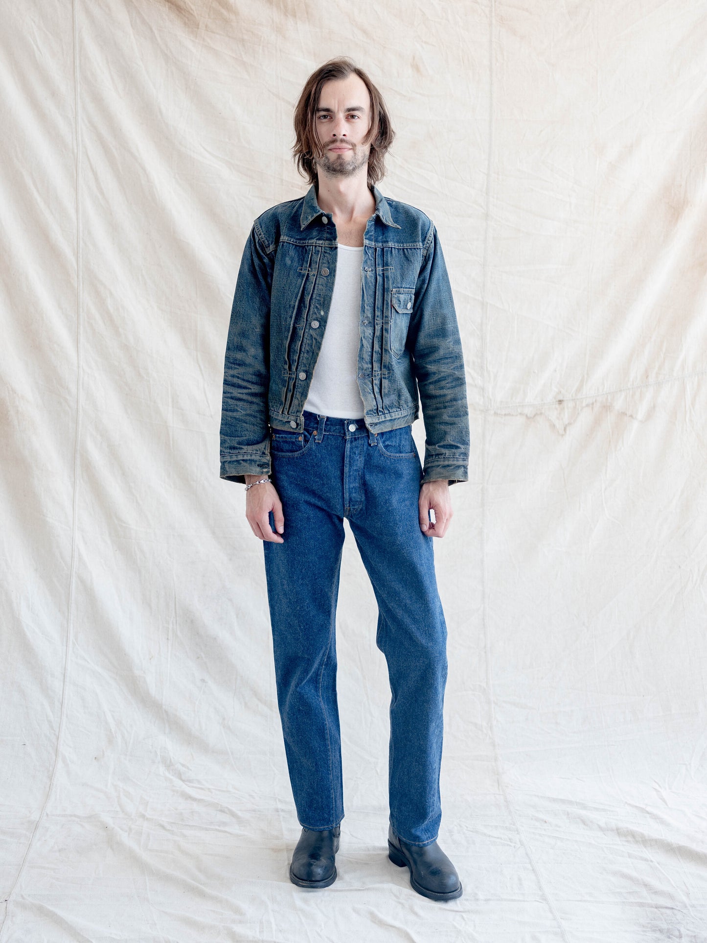 1980’s Levi’s Extremely Dark and Pristine Redline 501s-31W