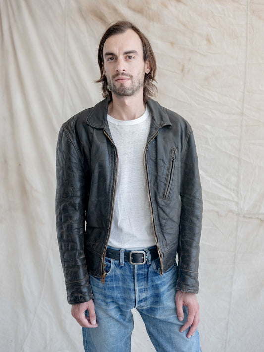 1960’s Unbranded 3 Pocket Motorcycle Jacket